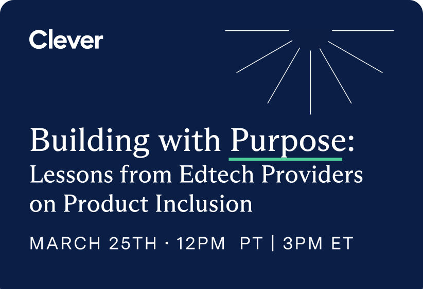 Building with Purpose: Lessons from edtech providers on product inclsuion