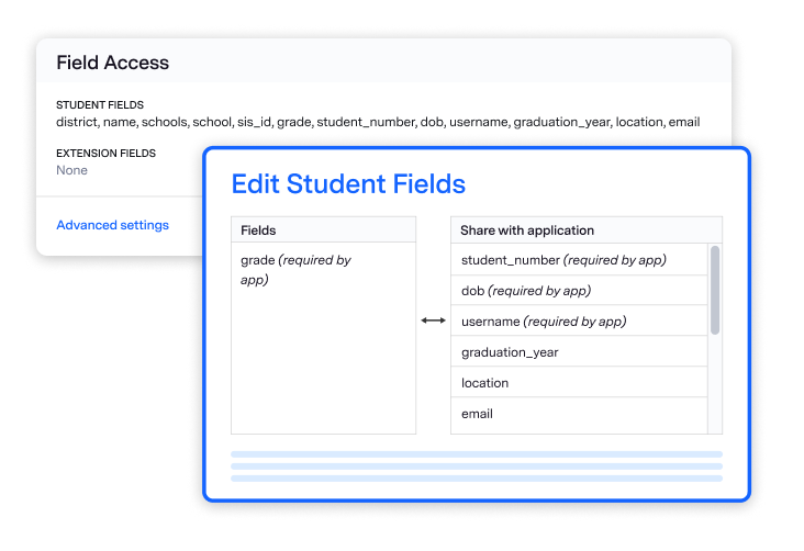 Field Access in the Clever Admin Dashboard